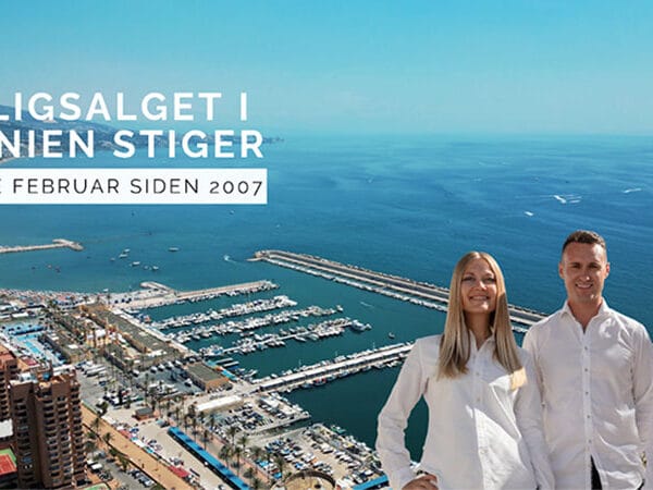 Boligsalget i Spanien stiger – bedste februar siden 2007