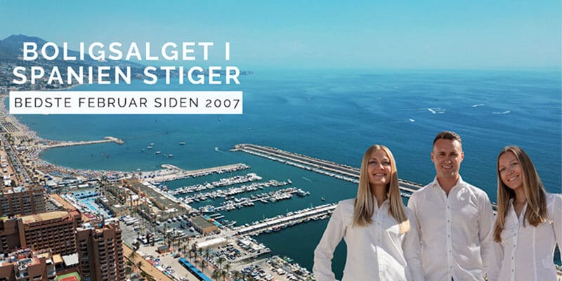 Boligsalget i Spanien stiger