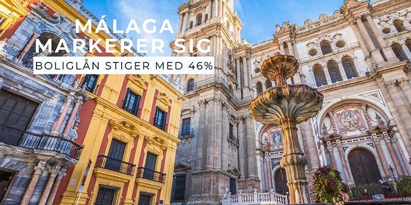 Málaga markerer sig: Boliglån stiger med 46 % – Et stærkt signal for markedet på Costa del Sol